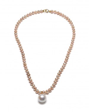 Pearl necklace, early 21st century.