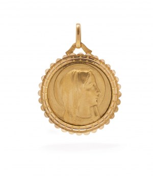 Paris, Medallion with the Virgin Mary, circa mid-20th century.
