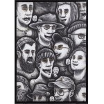Someart (b. 1988), Friendly Faces 6.0, 2023