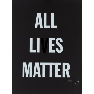 Hank Willis Thomas (ur. 1976), All Li es Matter, 2019