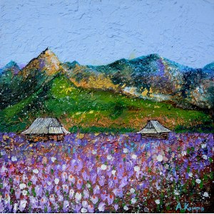 Alicja KAPPA (ur. 1973), Wiosna w dolinie, z cyklu: Tatry, 2025