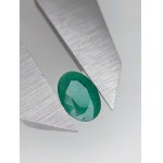 Natural emerald with a valuation of 1046 US dollars.