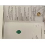 Natural emerald with a valuation of 1046 US dollars.