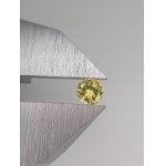 NATURAL DIAMOND 0.13 CT Si1 SILENT FLUORESCENCE PRICE $787 USD.BIDDING