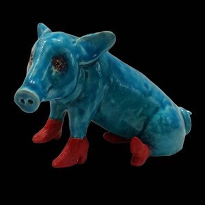 Anna Malicka-Zamorska - Blue Pig