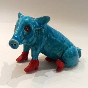 Anna Malicka-Zamorska - Blue Pig