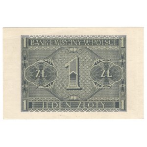 General Government, 1 zloty 1941 - AB series