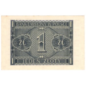 General Government, 1 zloty 1941 - AD series