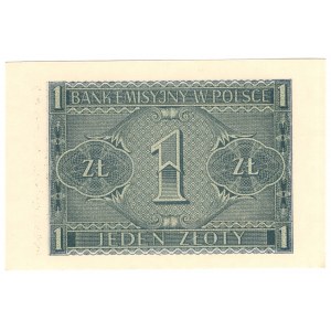 Generalne Gubernatorstwo, 1 złoty 1941 - seria BC