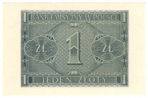 General Government, 1 zloty 1941 - BD series