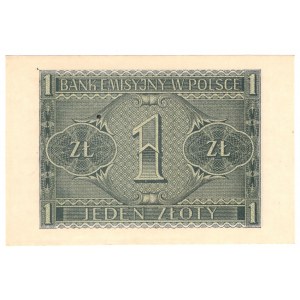 Governo generale, 1 zloty 1941 - Serie BE