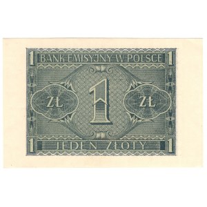 Generalne Gubernatorstwo, 1 złoty 1941 - seria BF
