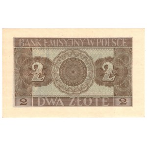 Administrations publiques, 2 zlotys 1940, série A