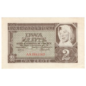 General Government, 2 gold 1941, AA series