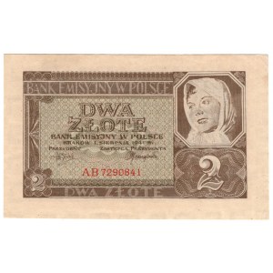 Generalne Gubernatorstwo, 2 złote 1941, seria AB
