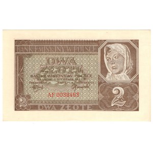 Generalne Gubernatorstwo, 2 złote 1941, seria AF