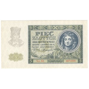 Gouvernement général, 5 or 1941, série AE