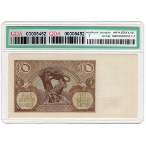 Generalne Gubernatorstwo, 10 złotych 1940, seria N.