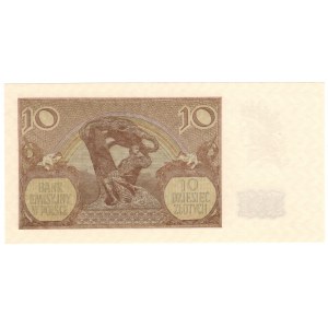 Generalne Gubernatorstwo, 10 złotych 1940, seria A