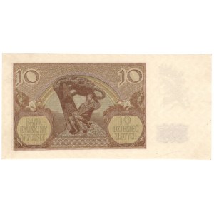 Generalne Gubernatorstwo, 10 złotych 1940, seria B
