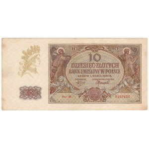 Generalne Gubernatorstwo, 10 złotych 1940, seria M.