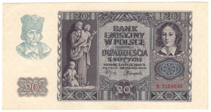 General Government, 20 gold 1940, series B