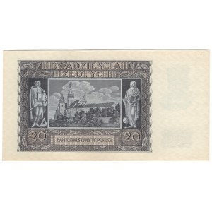 Administrations publiques, 20 or 1940, série K