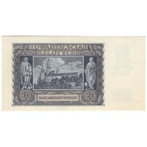 Generalne Gubernatorstwo, 20 złotych 1940, seria L