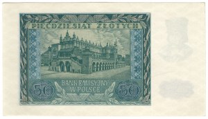 Štátna správa, 50 zlotých 1940, séria B