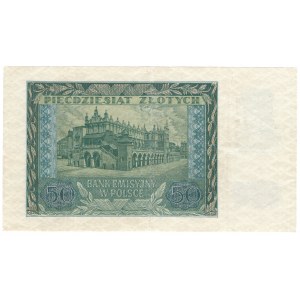General Government, 50 zloty 1940, series C