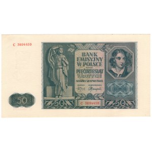 General Government, 50 zloty 1941, series C