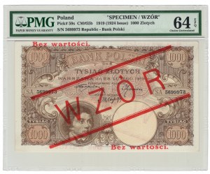 1 000 zlotých 1919 - MODEL - vysoká tlač