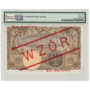 1.000 złotych 1919 - WZÓR - wysoki nadruk