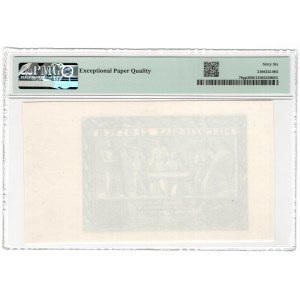 50 złotych 1936 - Back Progressive Proof - PMG 66 EPQ TOP POP