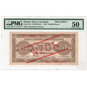 100 000 marks polonais 1923, série A, MODÈLE