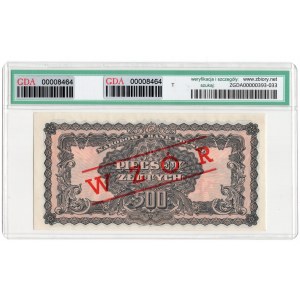 500 złotych 1944, seria BH - ...owe, WZÓR