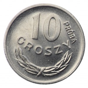 PRL, 10 groszy 1949, próba NIKIEL