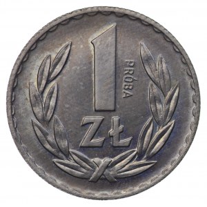 République populaire de Pologne, 1 zloty 1949, échantillon NIKIEL