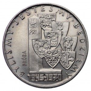 République populaire de Pologne, 10 zlotys 1970, échantillon NIKIEL - Nous étions Nous serons