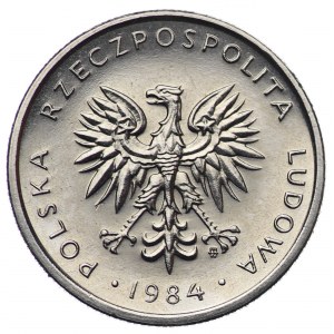 PRL, 10 złotych 1984, próba NIKIEL