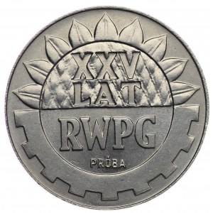 PRL, 20 złotych 1974, próba NIKIEL - XXV lat RWPG