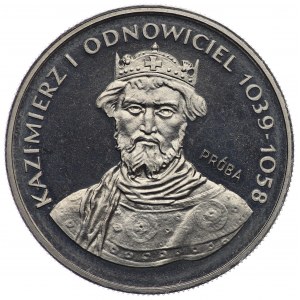 PRL, 50 złotych 1980, próba NIKIEL - Kazimierz I Odnowiciel