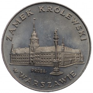 PRL, 100 Zloty 1974, NIKIEL Muster - Königliches Schloss in Warschau