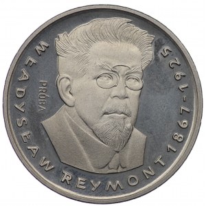PRL, 100 złotych 19, próba NIKIEL - Władysław Reymont, na wprost