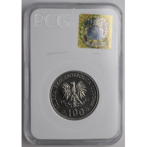 PRL, 100 Zloty 1987, NIKIEL Muster - Kasimir III. der Große