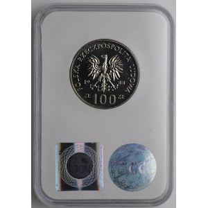 PRL, 100 złotych 1988, próba NIKIEL - Jadwiga