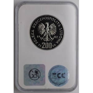 République populaire de Pologne, 200 zlotys 1982, échantillon NIKIEL - Bolesław III Krzywousty, buste