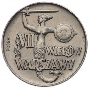 PRL, 10 zloty 1965, sample MIEDZIONIKIEL - VII Wieków Warszawy