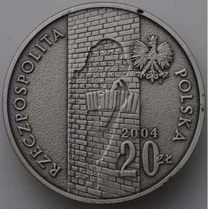 III RP, 20 PLN 2004 Souvenir des victimes du ghetto de Lodz