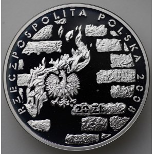 III RP, 20 PLN 2008 65e anniversaire du soulèvement du ghetto de Varsovie